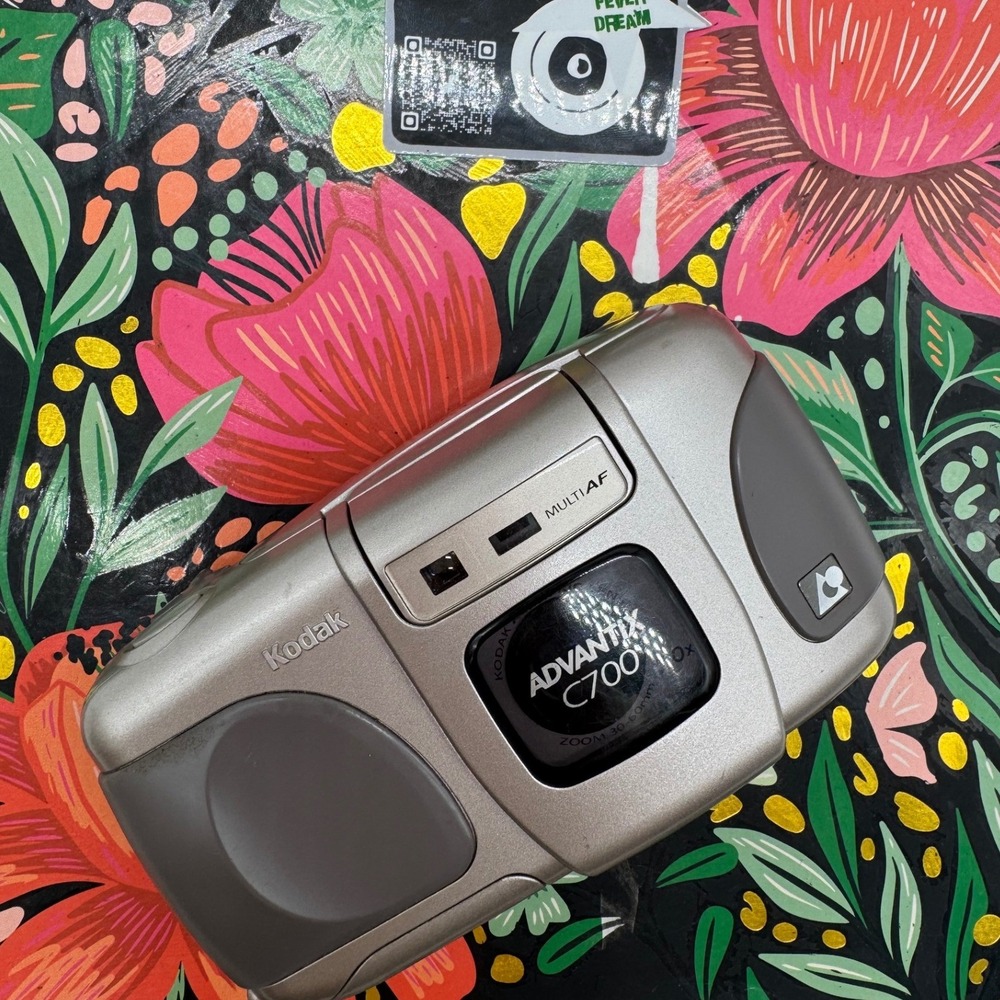Kodak Advantix C700 APS Film Camera Silver 30-60mm Zoom Multi AF MRC